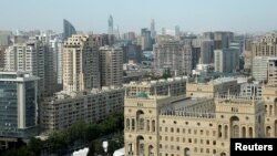 FILE - Central Baku, Azerbaijan