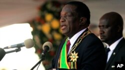 Zimbabwean President Emmerson Mnangagwa 