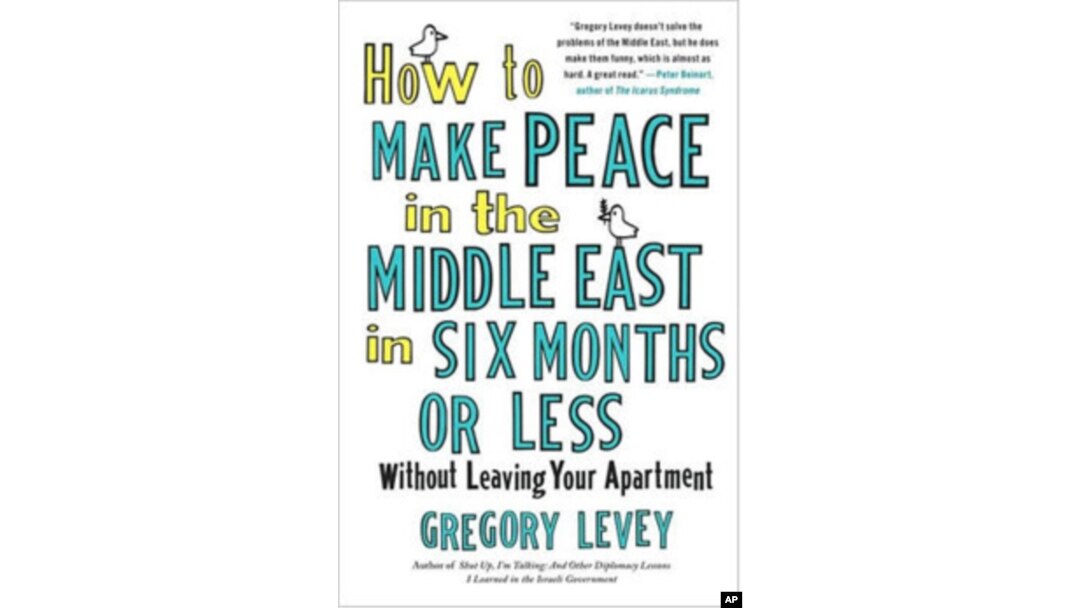 'How To Make Peace In The Middle East In Six Months Or Less Without Leaving Your Apartment' is a humorous attempt to explore the possibilities of finding a lasting solution to the Middle East conflict.