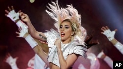 Lady Gaga actuó en el medio tiempo del Super Bowl de la NFL, en Houston, Texas, el 5 de febrero de 2017.
