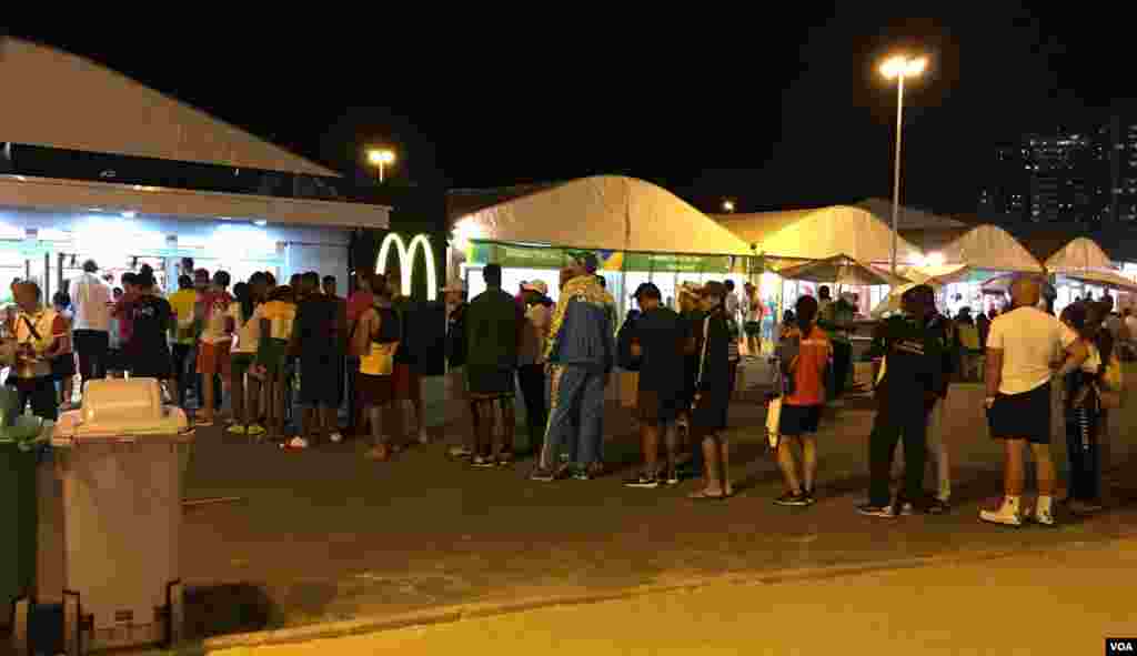 Olympic Village Food Area