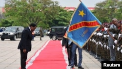 Le président congolais Joseph Kabila, lors de son discours à la nation, à Kinshasa, le 5 avril 2017.