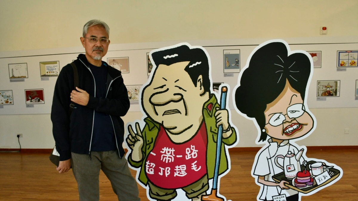 政治漫画家尊子被香港《明报》下架