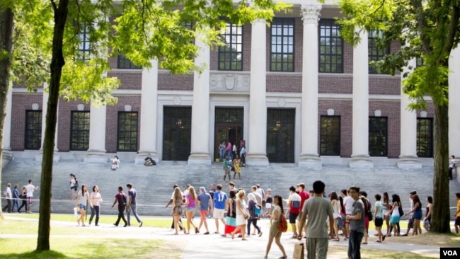 Đại học Harvard, một trong những trường danh tiếng mà gia đình bà Bùi Thị Bưởi muốn gửi con vào học.