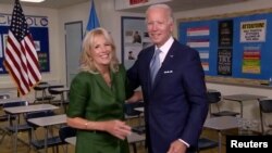 Joe Biden iyo xaaskiisa Jill Biden