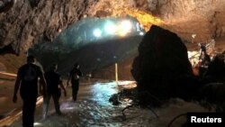 Entrada da gruta Chiang Rai