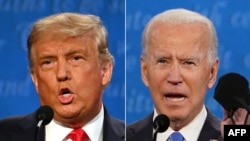 Donald Trump and Joe Biden