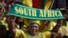 Dernier meeting de campagne du Congrès national africain (ANC) au stade Ellis Park de Johannesburg, en Afrique du Sud, le 5 mai 2019. 