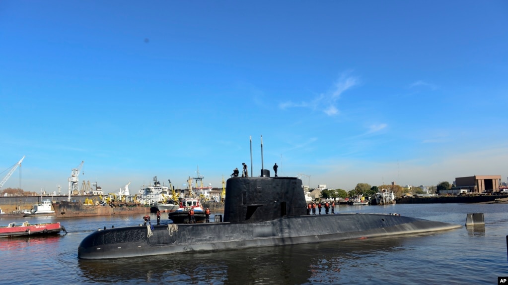 El submarino ARA San Juan envió su última señal el Miércoles, informó la Armada Argentina