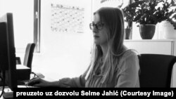 Selma Jahić na radnom mestu