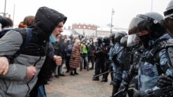Sukob demonstranata i policije u Moskvi