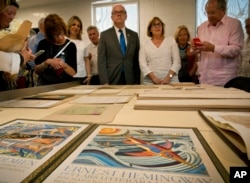 U.S. Democratic congressman for the state of Massachusetts and House Rules Committee Chairman Rep. Jim McGovern, center left, attends the inauguration of a conservation center in Havana, Cuba, March 30, 2019.