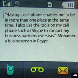 Cell Phones Open New Vistas in Middle East
