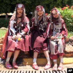 Libyan girls in traditional dress, Benghazi (File Photo - June 25, 2011)