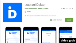 Aplikacija "Izabrani doktor"