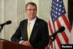 FILE - U.S. Secretary of Defense Ash Carter.