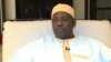 Le président gambien Adama Barrow lors d'une interview avec l'Associated Press à Dakar, au Sénégal, samedi 21 janvier 2017,