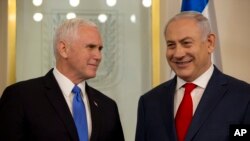 Pence da Netanyahu
