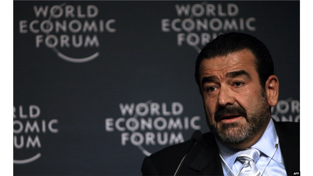 FILE - Andronico Luksic speaks at a news conference during the World Economic Forum on Latin America, in Santiago, Chile, April 25, 2007.