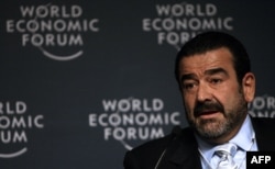 FILE - Andronico Luksic speaks at a news conference during the World Economic Forum on Latin America, in Santiago, Chile, April 25, 2007.