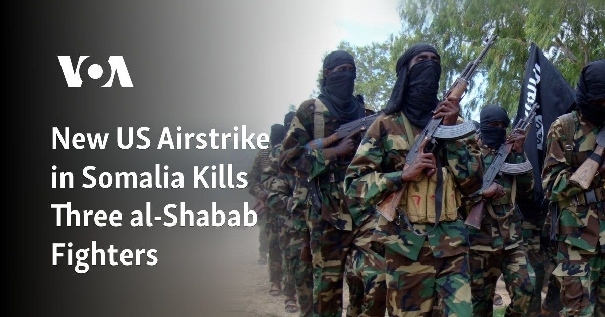 New US Airstrike In Somalia Kills Three Al-Shabab Fighters