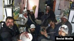 درویشان گنابادی کتک خورده و بازداشت شده در حوادث خیابان گلستان هفتم پاسداران تهران