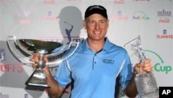 Golf: Furyk Overslept and Still Won $10 Million Jackpot