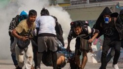 ရန်ကုန်မြို့ပေါ်က ဆန္ဒပြမှုများ ပစ်ခတ်နှိမ်နင်းခံရ