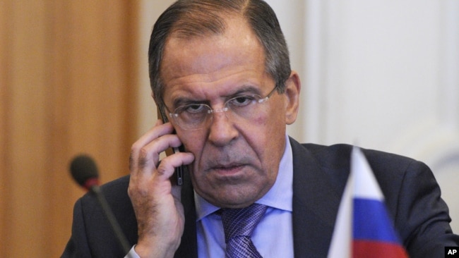 Министр иностранных дел России Сергей Лавров