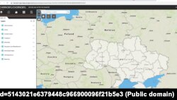 Скріншот: інтерактивна карта Чорнобиля