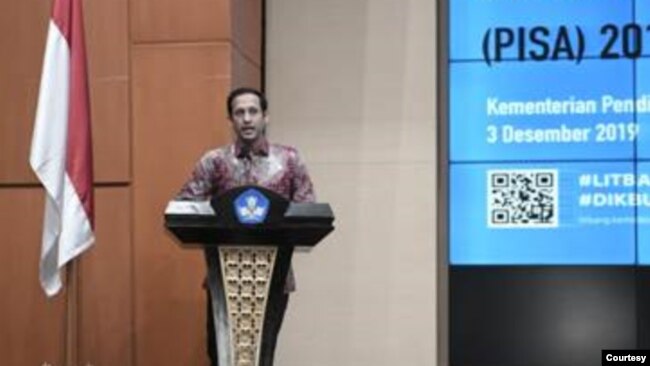 Menteri Pendidikan dan Kebudayaan (Mendikbud) Nadiem Anwar Makarim. Foto: Kemendikbud