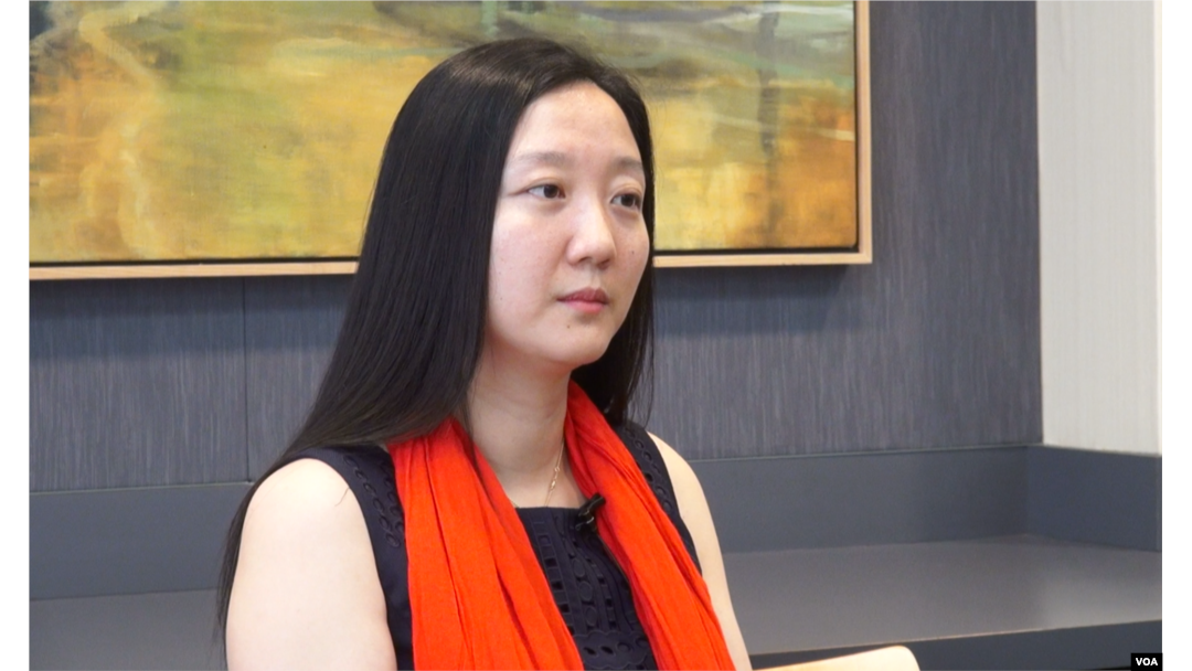 史汀森中心研究员孙云 (美国之音莫非拍摄)
