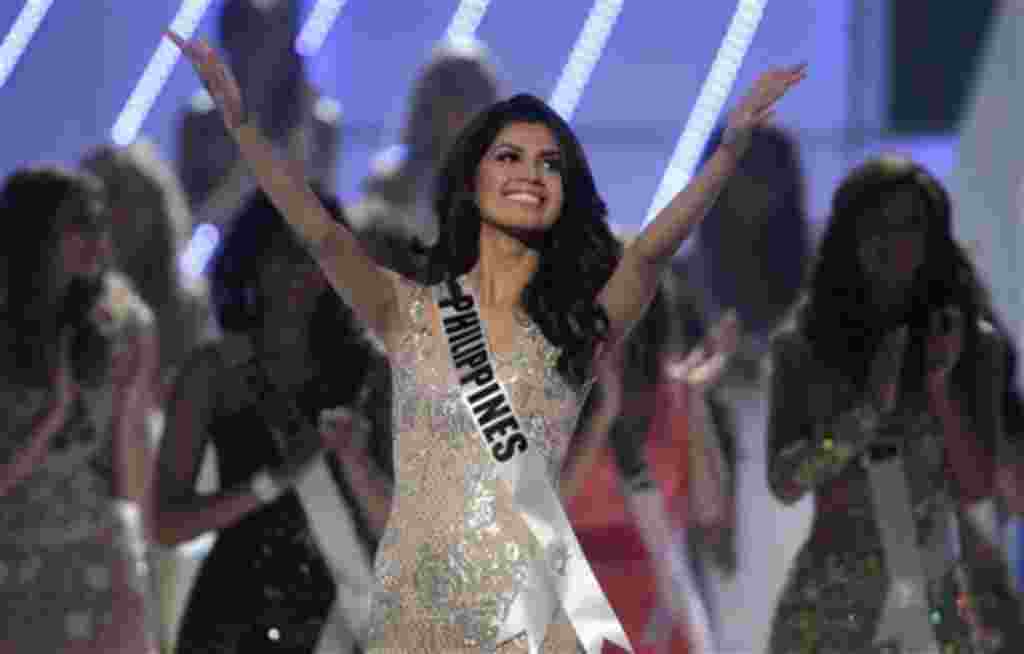 La señorita Filipinas, Shamcey Supsup, ganó el tercer lugar.