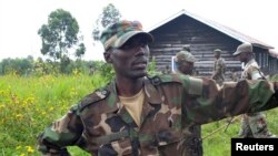 Le général Sultani Makenga, leader militaire du M23 (27 mai 2013)