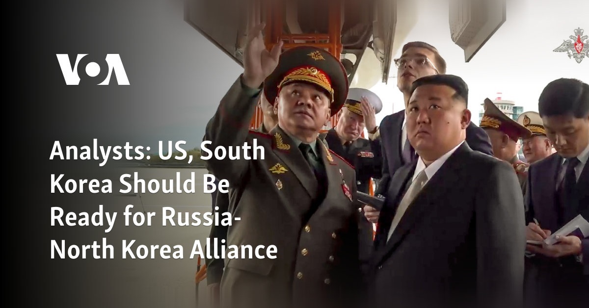 Analysts: US, South Korea Should Be Ready for Russia-North Korea Alliance