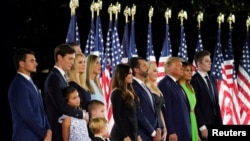 Donald Trump ve ailesi Cumhuriyetçi Parti kurultayında
