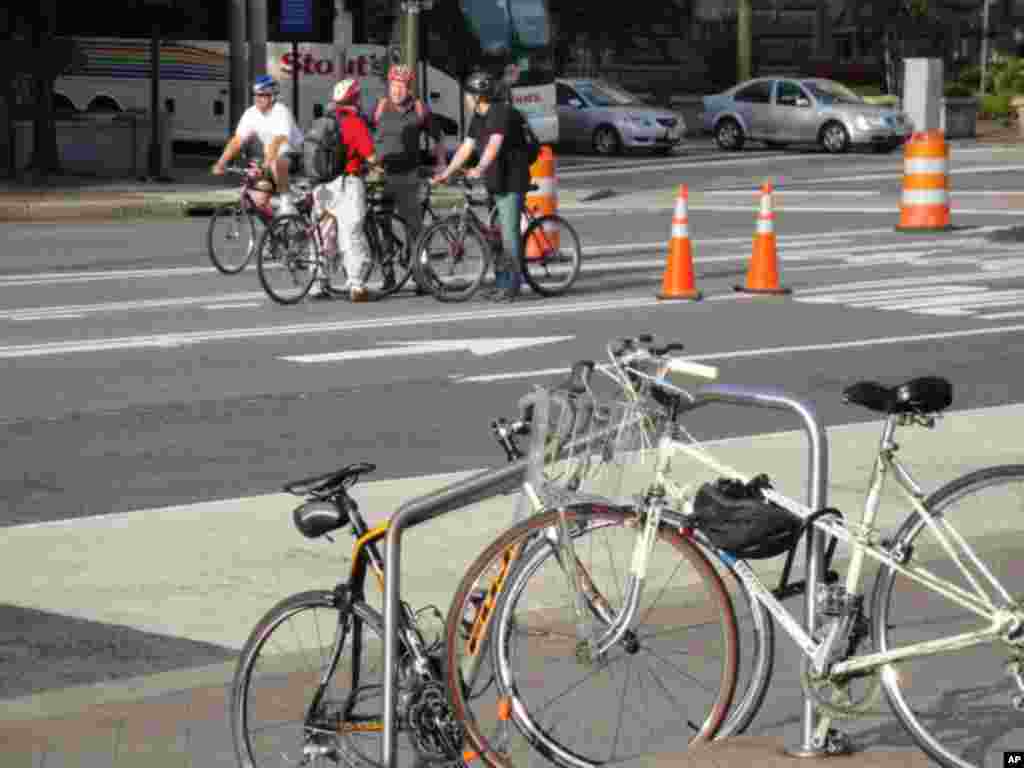 Вашингтон – на работа со велосипед