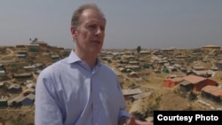 Andrew Gilmour, UN Assistant Secretary-General for Human Rights visits Rohingya camp in Bangladesh.