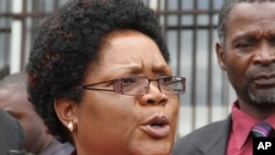 L’ex-Vice-présidente zimbabwéenne Joice Mujuru.