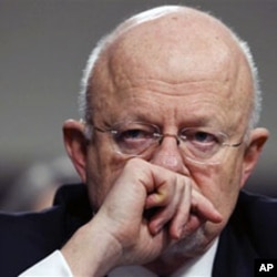 James R. Clapper, Jr., Director of National Intelligence, testifies on Capitol Hill before the Senate Armed Services committee hearing on current and future worldwide threats to U.S. national security, March 10 2011