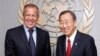 Пан Ги Мун и Лавров обсудили пути урегулирования кризиса в Сирии