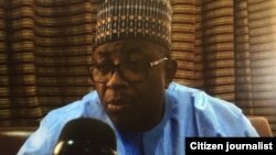 Gwamnan Bauchi M.A. Abubakar wanda yake cikin wata takunsaka da 'yan majalisun tarayya da ke wakiltar jihar