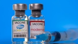 Bočice sa vakcinama kompanija Fajzer i Moderna