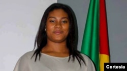 JGercileyk Guadalupe, secretária-geral do Conselho Nacional da Juventude de São Tomé e Príncipe