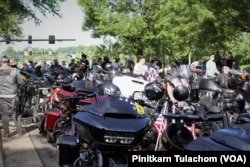 Bikers joined the last Rolling Thunder in DC