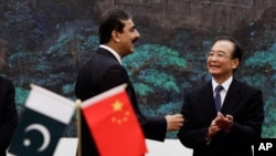 پاکستان اور چین کے وزرائے اعظم
