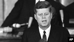 President John F. Kennedy January 14, 1963