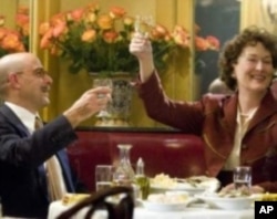 Meryl Streep and Stanley Tucci score Best Love Story 50 and over for their performances in "Julie & Julia".