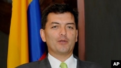 Colombia's Ambassador to the Permanent Council of the Organization of American States, Luis Alfonso Hoyos.