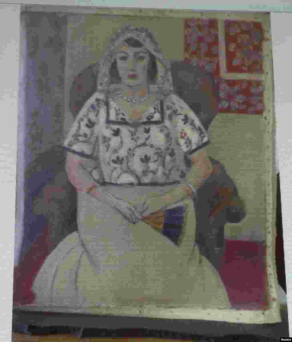 'Sitting Woman' by French artist Henri Matisse was one of the works found in a Munich apartment in 2011.